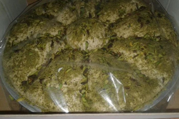 Турецкая халва, Тахинная халва упаковка упаковка 5 кг. оптом в розницу. Восточные сладости- фото № 4