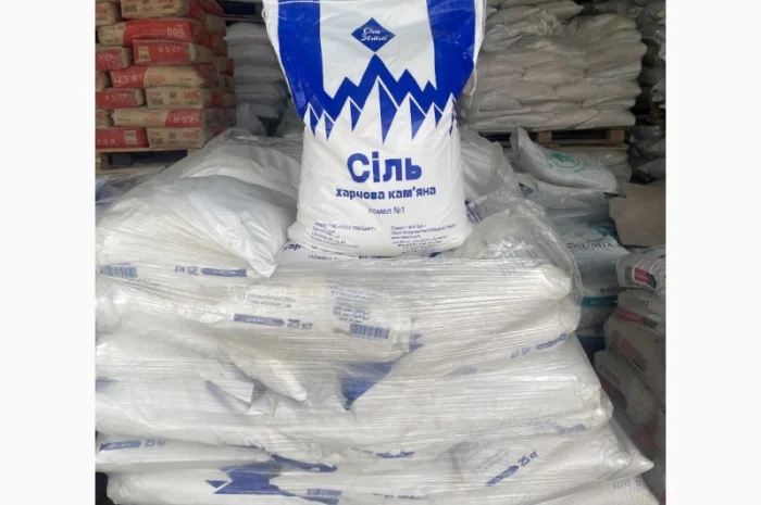 Соль пищевая каменная «Экстра» в пакетах 25 кг, Египет- фото № 4