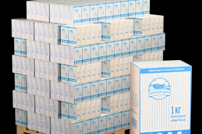 Сіль харчова 1кг ТМ Земельні дари. Продаж оптом.- фото № 1