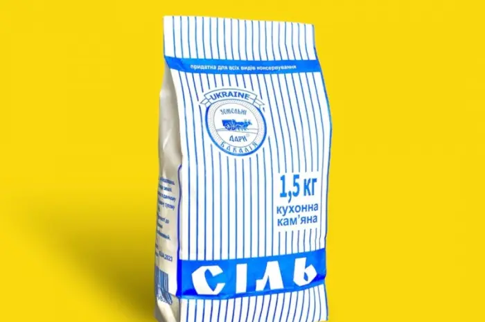 Сіль харчова 1.5 кг ТМ Земельні дари. Купить соль пищевая. Продукты оптом. Артемсоль- фото № 1