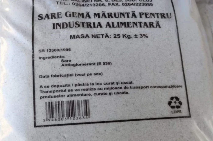 Харчова кам'яна сіль помел 1 у мішках по 5 / 25 кг оптом та в роздріб- фото № 1