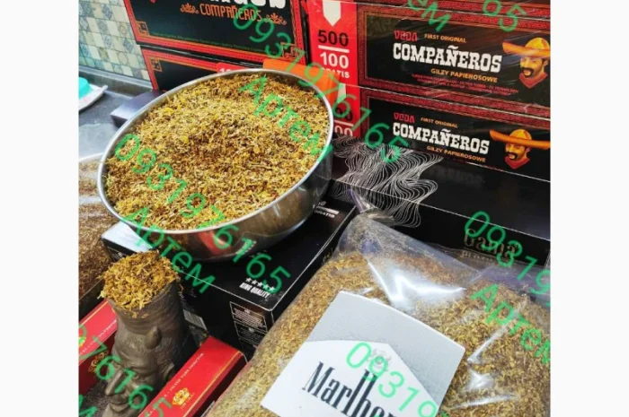 Качественный Табак  для сигарет 1 кг: Вирджиния голд /Фабричный табак/ БЕСПЛАТНАЯ АРОМАТИЗАЦИЯ- фото № 2