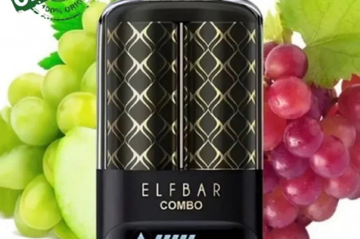 Сигарета ELF BAR COMBO 25000 тяг. Перемикання смаків. Зелене яблуко-Виноград- фото № 1