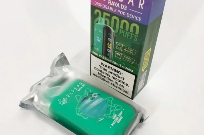 Електрона сигарета ELF BAR Raya 25000 тяг (Киви-Гуава)- фото № 2