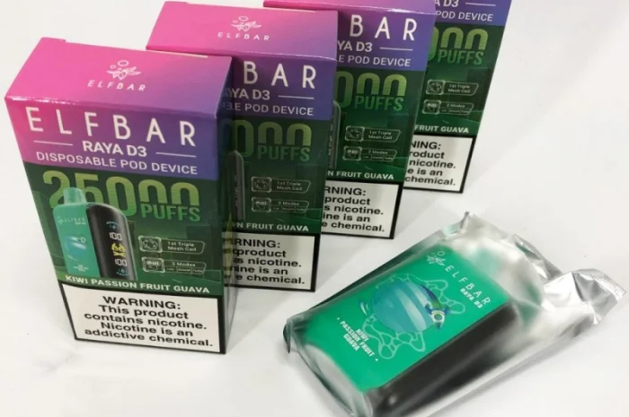 Електрона сигарета ELF BAR Raya 25000 тяг (Киви-Гуава)- фото № 4