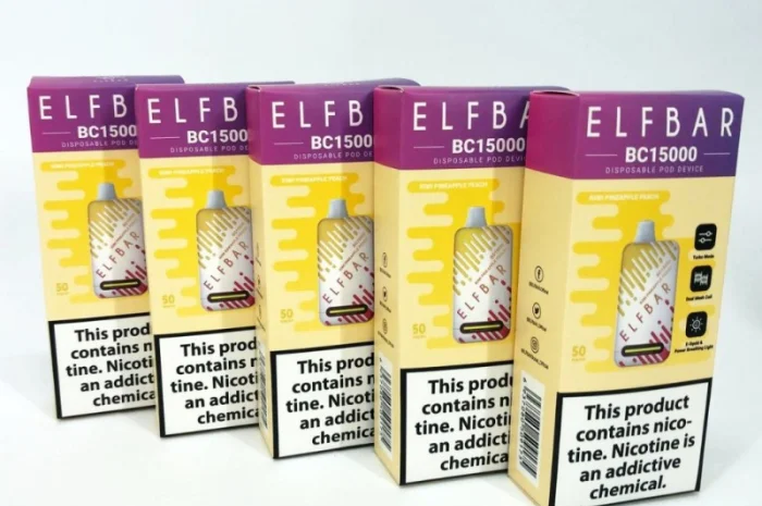 Е-сигарета ELF BAR 5% 15000 тяг, Ківі Ананас Персик- фото № 2