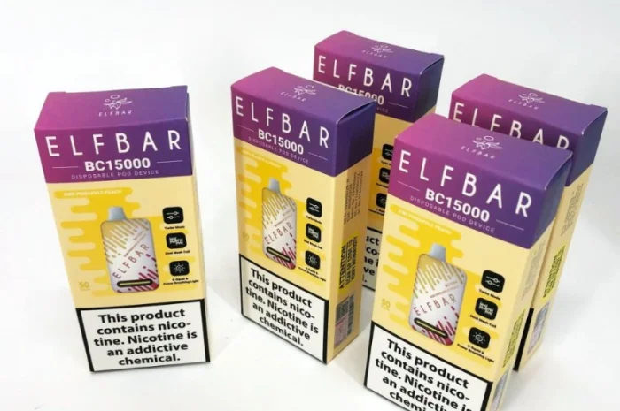 Е-сигарета ELF BAR 5% 15000 тяг, Ківі Ананас Персик- фото № 4