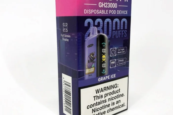 Електрона сигарета ELF BAR 5% 23000 тяг (Льодяний Виноград)- фото № 6