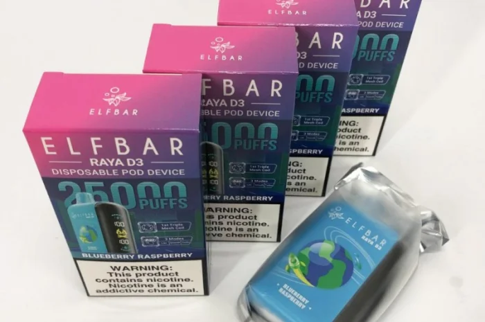 POD система ELF BAR Raya 25000 тяг, (Чорниця-Малина)- фото № 2