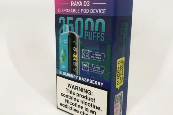 POD система ELF BAR Raya 25000 тяг, (Чорниця-Малина)- фото № 3