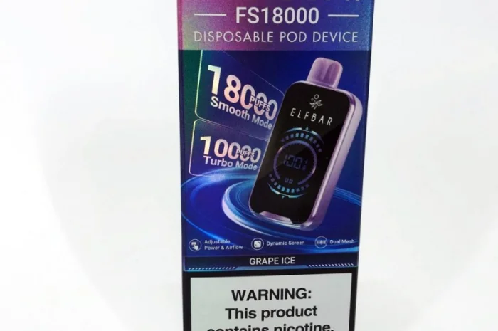 Електронная сигарета ELF BAR 18000 тяг (Виноград-Лёд)- фото № 4