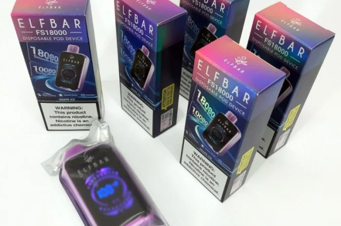 Електронная сигарета ELF BAR 18000 тяг (Виноград-Лёд)- фото № 5
