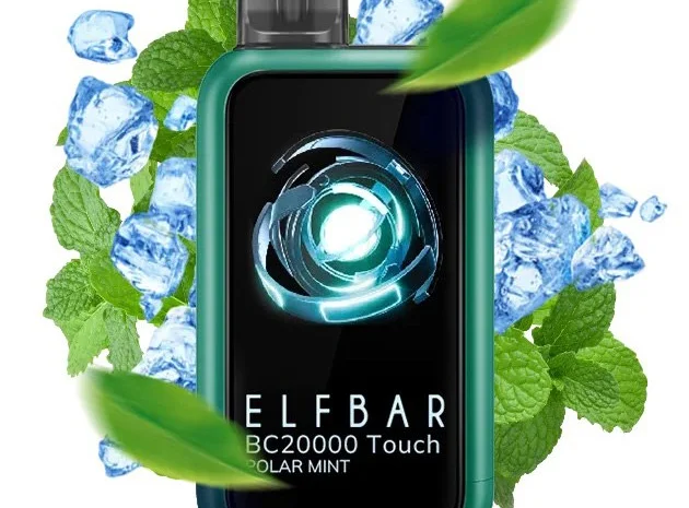 Сенсорна сигарета ELFBAR ВС 20000 тяг • Полярна М'ята •- фото № 1