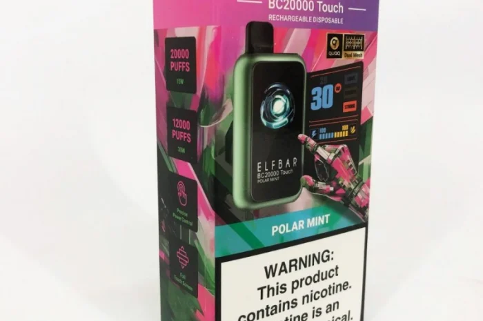 Сенсорна сигарета ELFBAR ВС 20000 тяг • Полярна М'ята •- фото № 3