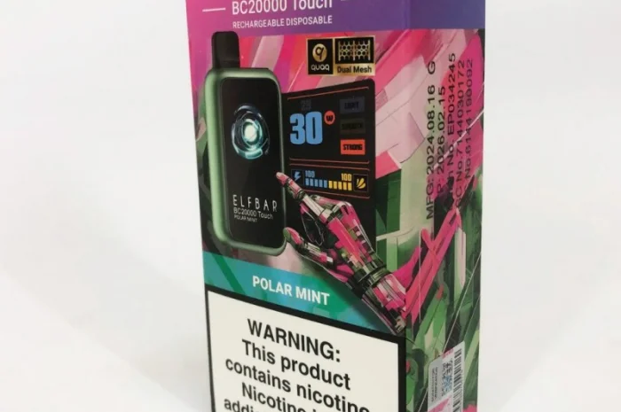 Сенсорна сигарета ELFBAR ВС 20000 тяг • Полярна М'ята •- фото № 4
