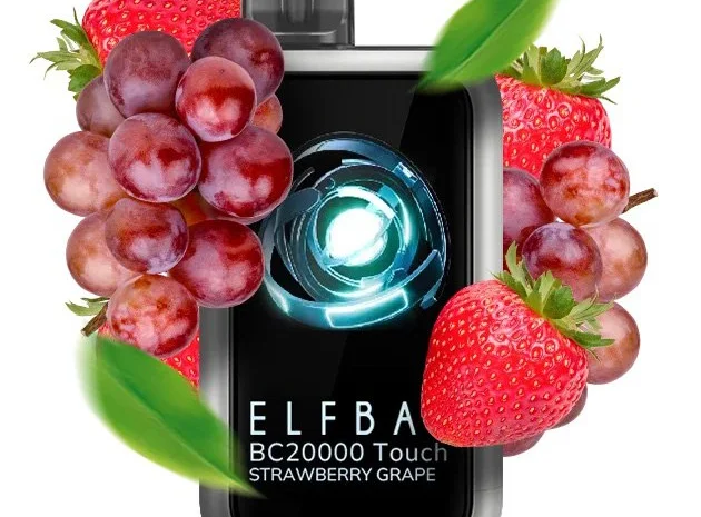 Сенсорна сигарета ELFBAR ВС 20000 тяг (Полуниця Виноград)- фото № 1