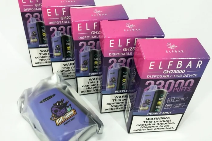 POD система ELF BAR 23000 тяг 5%, Пурпурна Мята- фото № 2