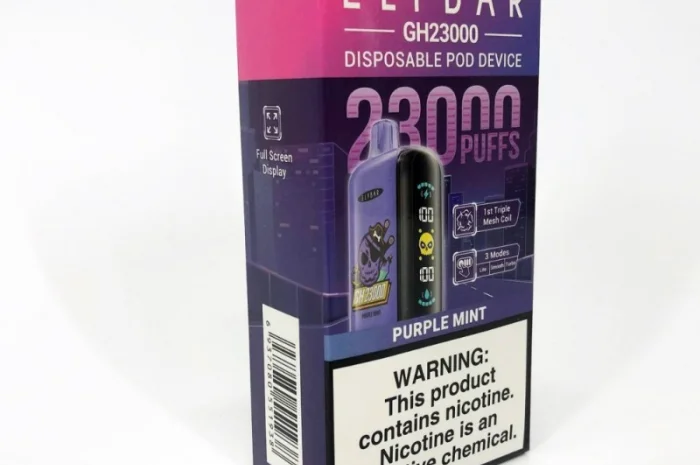 POD система ELF BAR 23000 тяг 5%, Пурпурна Мята- фото № 3