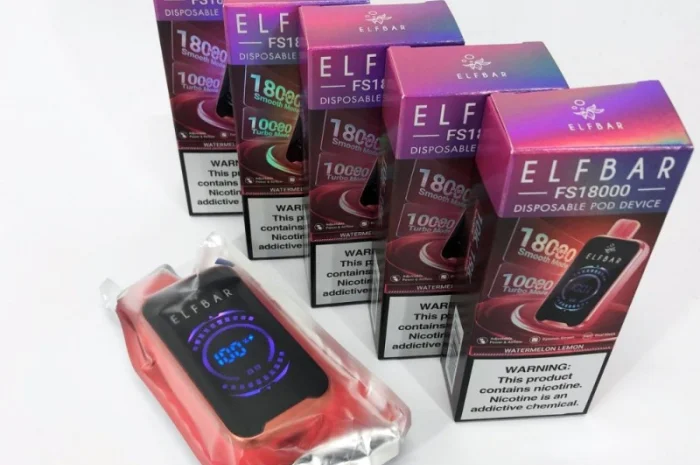 Електрона сигарета ELF BAR 18000 тяг, Кавун-Лимон- фото № 3