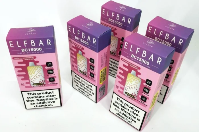 Е-сигарета ELF BAR 5% 15000 тяг, Ананас Драконовий фрукт Грейпфрут- фото № 4