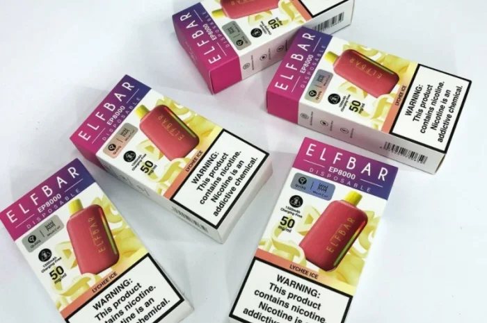 ПОД-система Elf Bar EP 8000 тяг, 5%:::Лічі з льодом- фото № 5