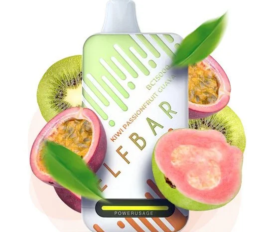 Е-сигарета ELF BAR 5% 15000 тяг, Ківі Маракуя Гуава- фото № 1