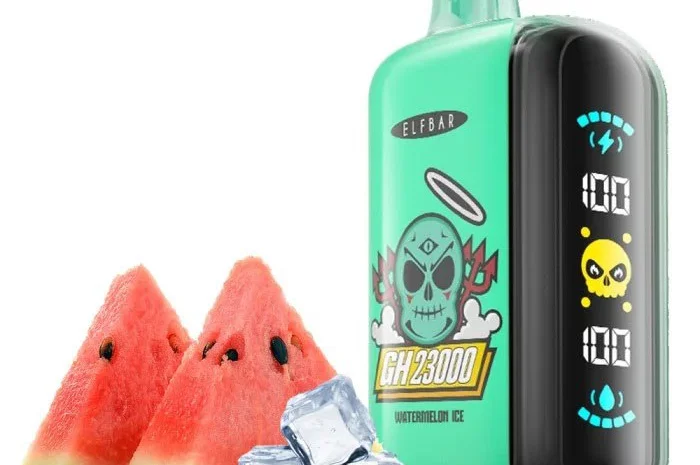 Електрона сигарета ELF BAR 5% на 23000 тяг (Льодяний Кавун)- фото № 1