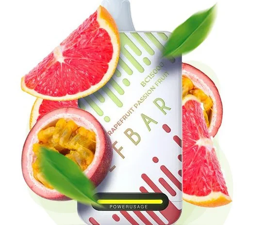 Е-сигарета ELF BAR 5% 15000 тяг, Грейпфрут Маракуя- фото № 1