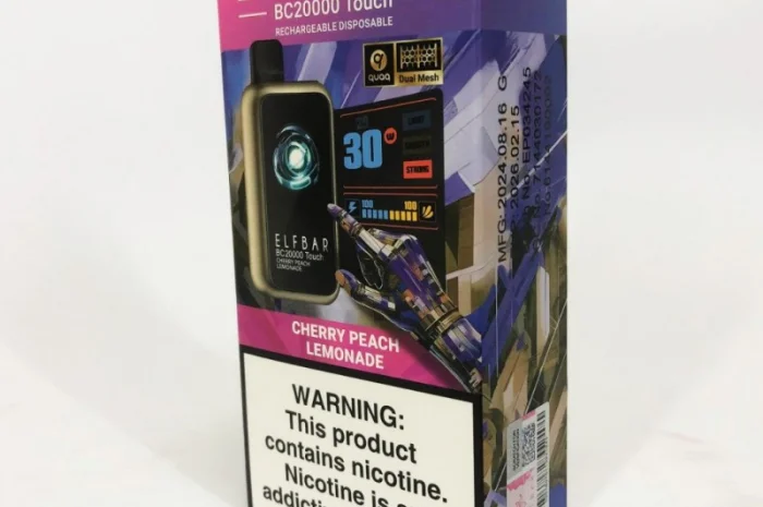 Сенсорна сигарета ELFBAR ВС 20000 тяг • Вишня • Персик • Лимонад •- фото № 3