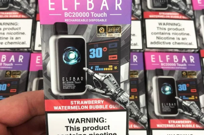 Сенсорна сигарета ELFBAR ВС 20000 тяг (Полунично Кавунова жуйка)- фото № 2