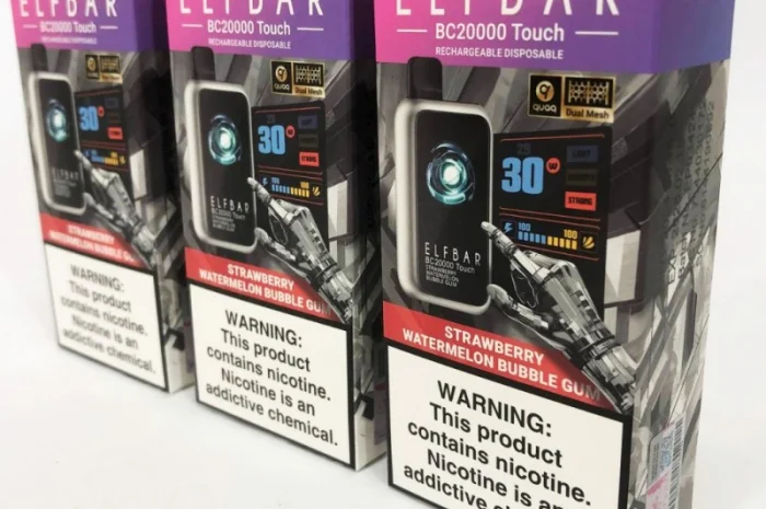Сенсорна сигарета ELFBAR ВС 20000 тяг (Полунично Кавунова жуйка)- фото № 4