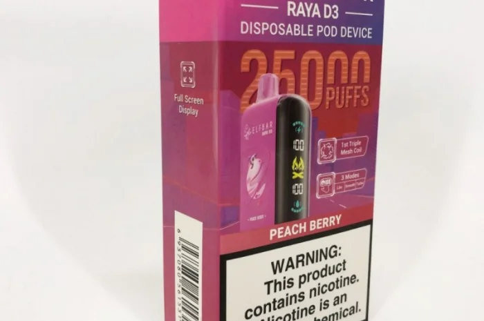 POD система ELF BAR Raya 25000 тяг, (Персик Ягоди)- фото № 4