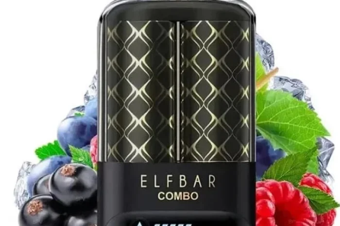 Сигарета з перемиканням смаків ELF BAR 25000 тяг • Смородина-Малина <=> Виноград •- фото № 1