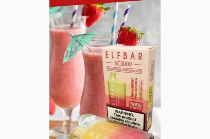 Ел сигарета ELF BAR 5000 тяг Полунична Піна Колада 5%- фото № 1