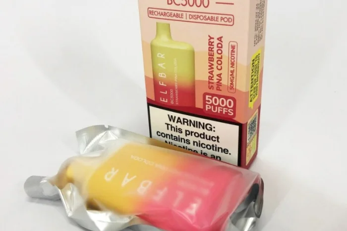 Ел сигарета ELF BAR 5000 тяг Полунична Піна Колада 5%- фото № 3