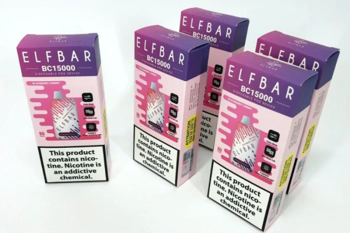 Ел. сигарета ELF BAR 5% 15000 тяг, Ожина-Вишня- фото № 3