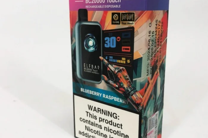 Сенсорна сигарета ELFBAR ВС 20000 тяг • Чорниця • Малина •- фото № 3