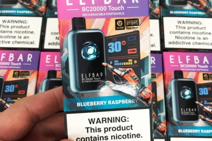 Сенсорна сигарета ELFBAR ВС 20000 тяг • Чорниця • Малина •- фото № 4