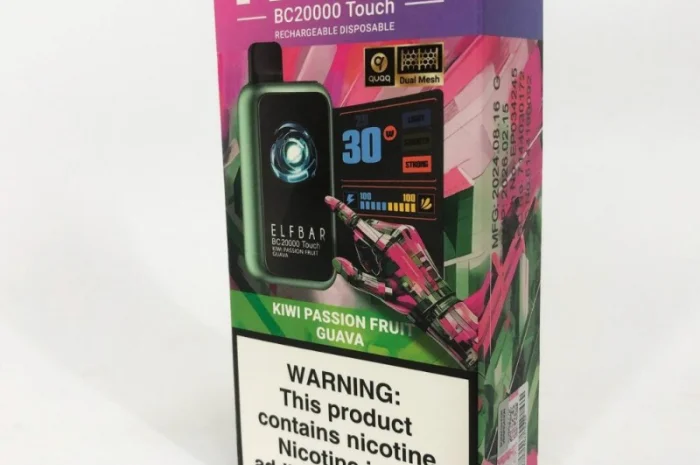 Сенсорна сигарета ELFBAR ВС 20000 тяг • Ківі • Маракуя • Гуава •- фото № 3