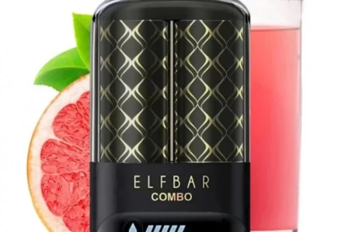 Сигарета з перемиканням смаків ELF BAR 25000 тяг • Рожевий лимонад <=> Грейфрут •- фото № 1