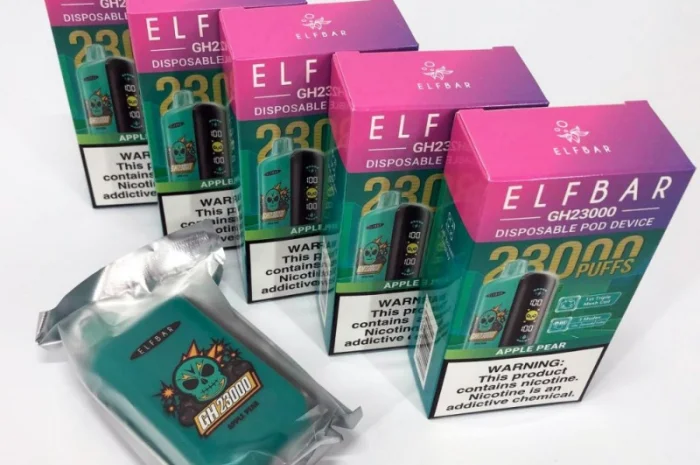 Електрона сигарета ELF BAR 5% на 23000 тяг (Яблуко Груша)- фото № 2