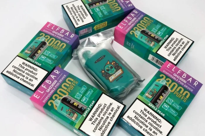 Електрона сигарета ELF BAR 5% на 23000 тяг (Яблуко Груша)- фото № 4