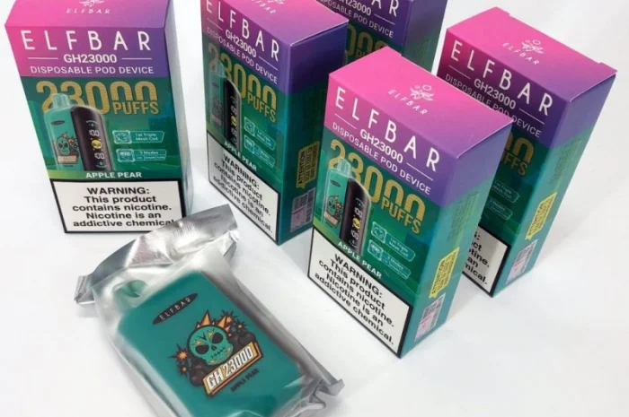 Електрона сигарета ELF BAR 5% на 23000 тяг (Яблуко Груша)- фото № 6