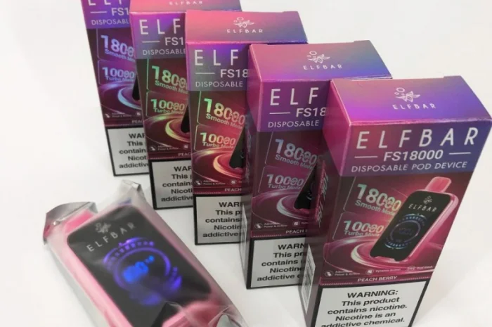 ПОД-система ELF BAR FS 18000 тяг 5%. Персик Ягоди- фото № 2