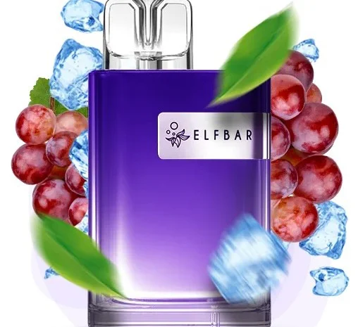 Сигарета ELFBAR CR 8000 тяг, 5% (Виноград з льодом)- фото № 1