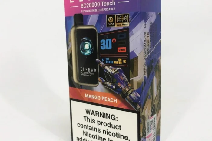 Сенсорна сигарета ELFBAR ВС 20000 тяг (Манго - Персик)- фото № 4
