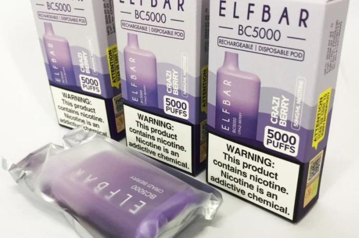 Ел сигарета ELF BAR 5000 тяг Шалені Ягоди 5%- фото № 1