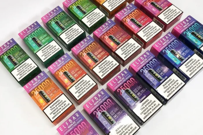 Персик з Льодом ••• Сигарета ELF BAR Raya 25000 тяг- фото № 7