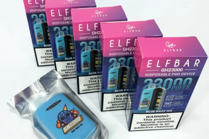 Електрона сигарета ELF BAR 5% на 23000 тяг (Синя Малина)- фото № 2