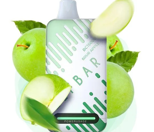 Ел сигарета ELF BAR 5% 15000 тяг Кисле Яблуко- фото № 1